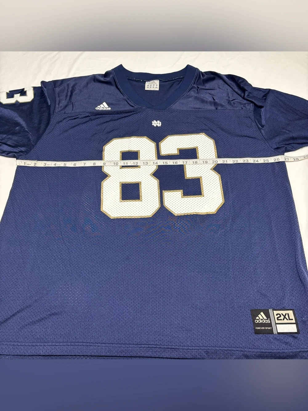 Adidas NCAA Notre Dame Fighting Irish #83 Football Jersey Men’s XXL
